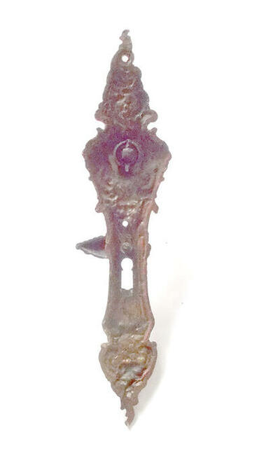 retro gałka z mosiądzu