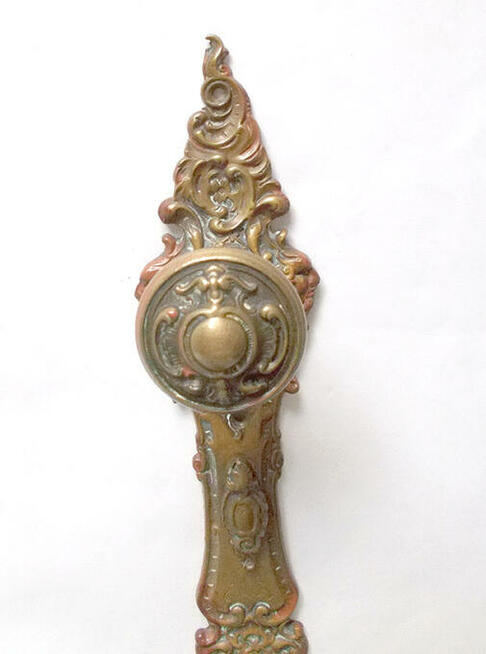 retro gałka z mosiądzu