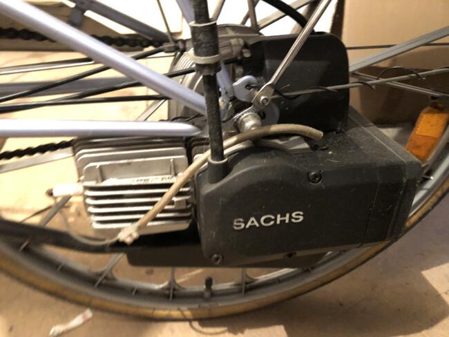 Rower Hercules z silnikiem spalinowym SACHS motor - TANIO