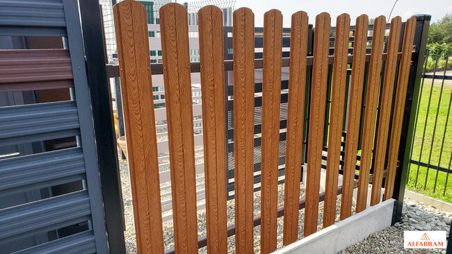 Tanie ogrodzenie metalowe FORTE FO-01, samodzielny montaż