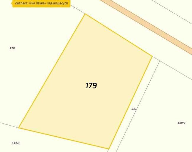 Działka do zabudowy usługowo-produkcyjnej w m. Radomicko