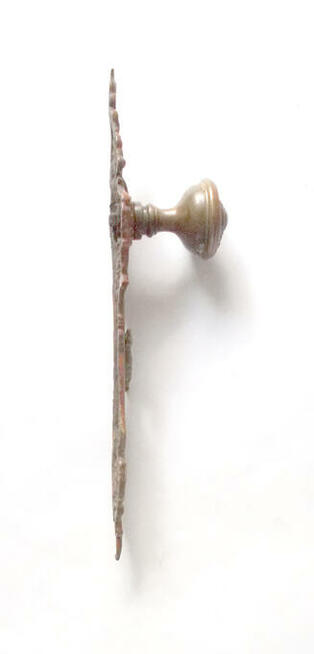 retro gałka z mosiądzu