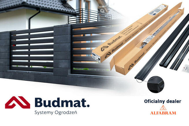 Tanie ogrodzenie metalowe SICURO SI-02, samodzielny montaż