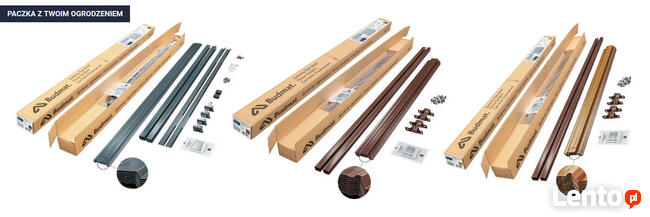 Tanie ogrodzenie metalowe UNICO UN-01, samodzielny montaż