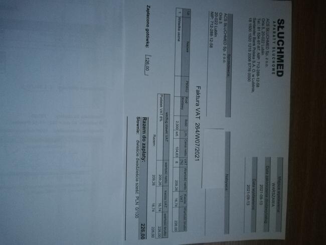 Sprzedam aparat słuchowy OTICON GENO 1 BTE 13