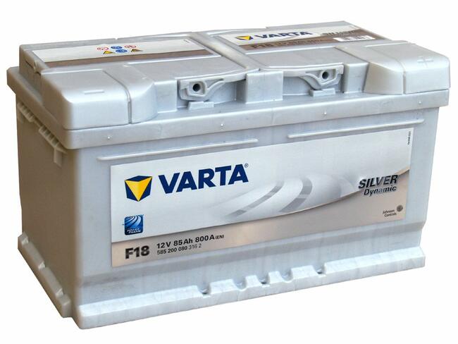 Akumulator VARTA Silver Dynamic F18 85Ah 800A EN