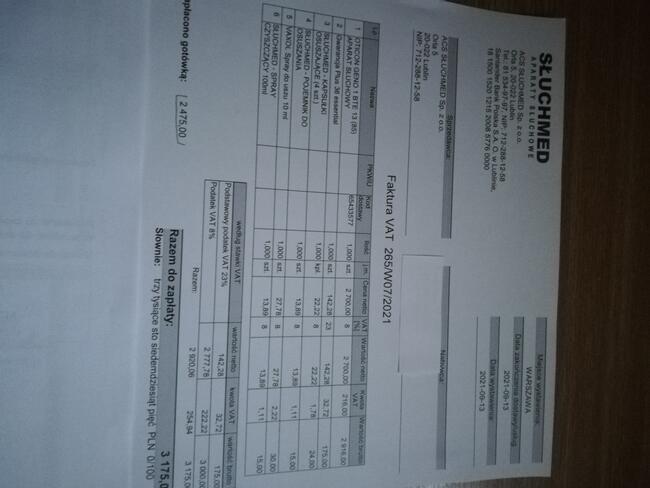 Sprzedam aparat słuchowy OTICON GENO 1 BTE 13