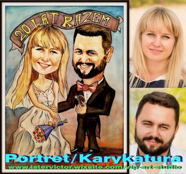 Portret/Karykatura/Obraz/Na Ślub/wesele/ na żywo