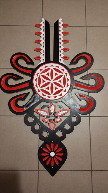 Parzenica góralska ozdoba spinka