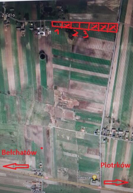 WYMARZONE MIEJSCE NA DOM okolice PIOTRKOWA - ŻĄDŁO