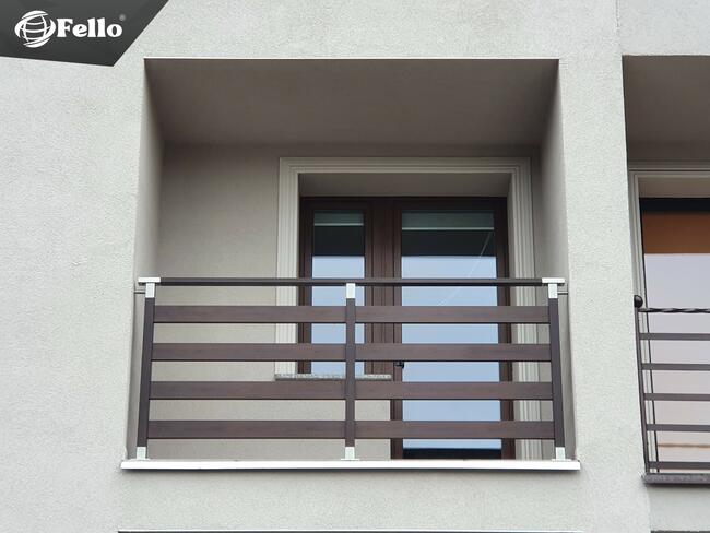 Balustrada balkonowa Classic aluminium taras balkon barierka
