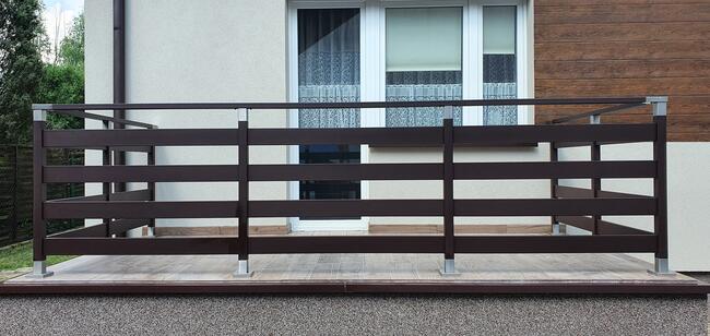 Balustrada balkonowa Classic aluminium taras balkon barierka