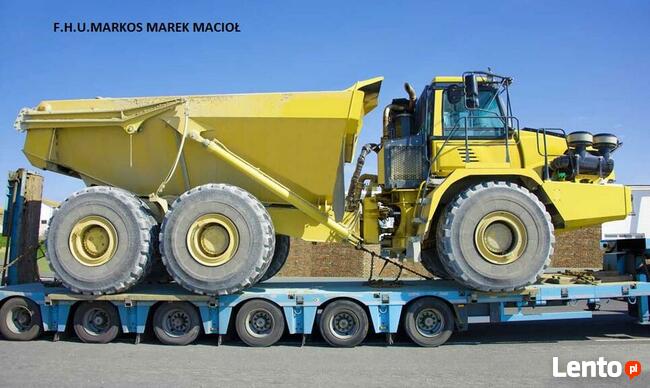 remonty - koparki - transport - wynajem - gabaryt