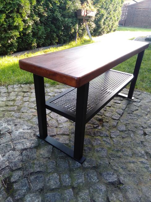 Ławka industrialna półka na buty