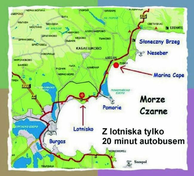 Apartament Bułgaria Marina Cape nad samym morzem sprzedam