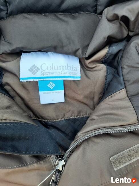 S Kurtka męska zimowa Columbia 110 cm Khaki USA