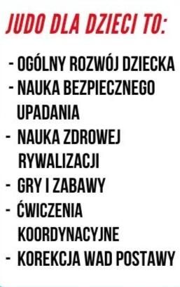 Dla przedszkolaków : JUDO!!!