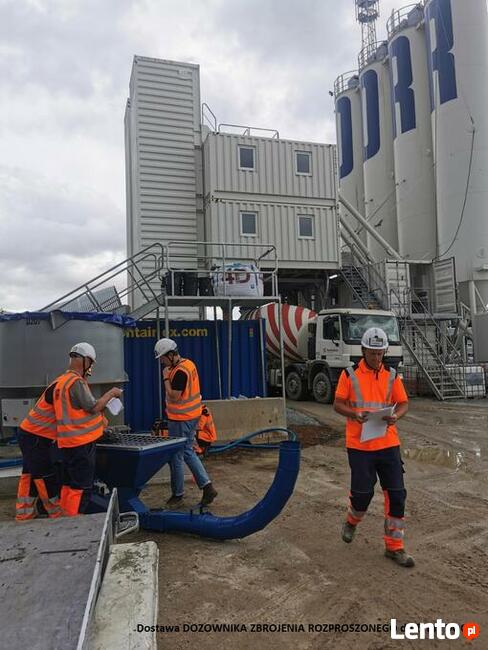 Beton, transporter zbrojenia, pneumatyczny