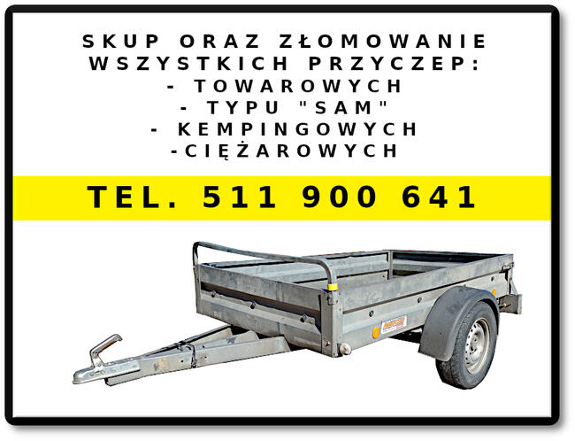 SKUP AUT ZŁOMOWANIE SKUTERÓW SKUP MOTOCYKLI SKUP PRZYCZEP