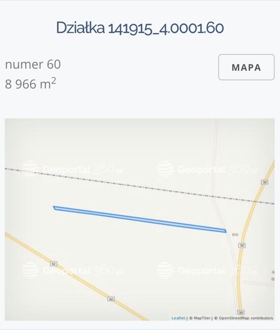 Działka rolna w Wyszogrodzie na sprzedaż