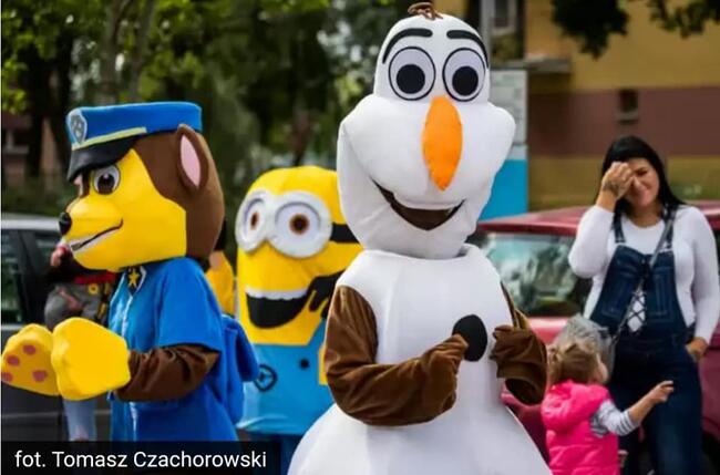 Dzień Dziecka, wesołe imprezy dla dzieci, żywe maskotki