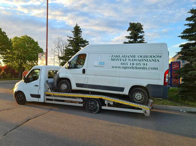 POMOC DROGOWA Holowanie Transport Laweta AUTOLAWETA KONIN