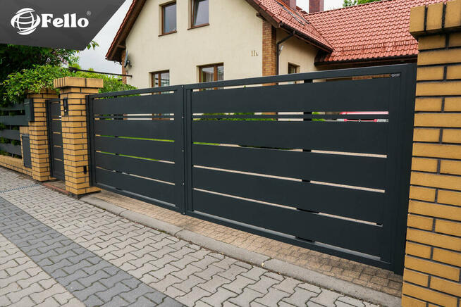 Przęsło Ogrodzeniowe Płot Ogrodzenie Aluminiowe Nowoczesne