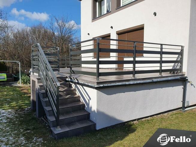 Balustrada balkonowa Fello Diverse aluminium balkon taras