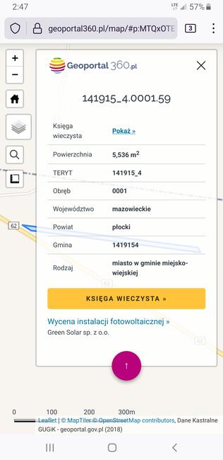 Działka rolna w Wyszogrodzie na sprzedaż