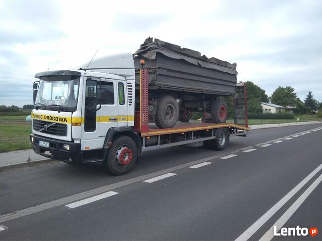Transport maszyn rolniczych, laweta do 10 ton
