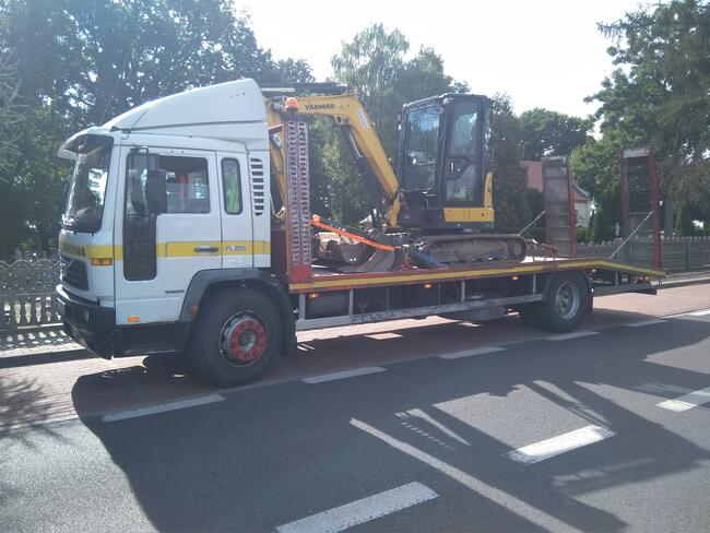Transport maszyn rolniczych, laweta do 10 ton