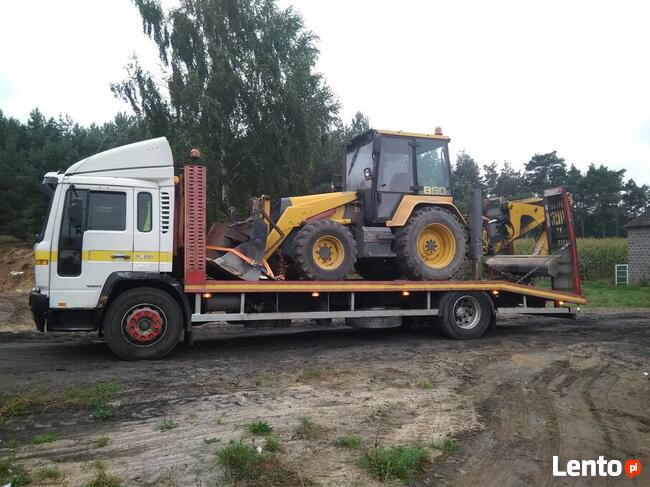 Transport maszyn rolniczych, laweta do 10 ton