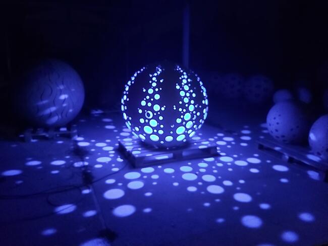 Lampa Oświetlenie Kula od h60 do 160cm Nowe oblicze oświetle