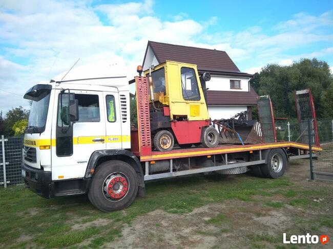 Transport maszyn rolniczych, laweta do 10 ton