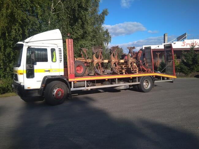 Transport maszyn rolniczych, laweta do 10 ton