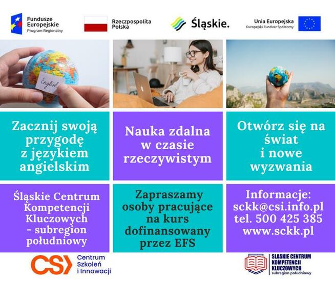 Intensywny bezpłatny kurs z J. ANGIELSKIEGO - A2