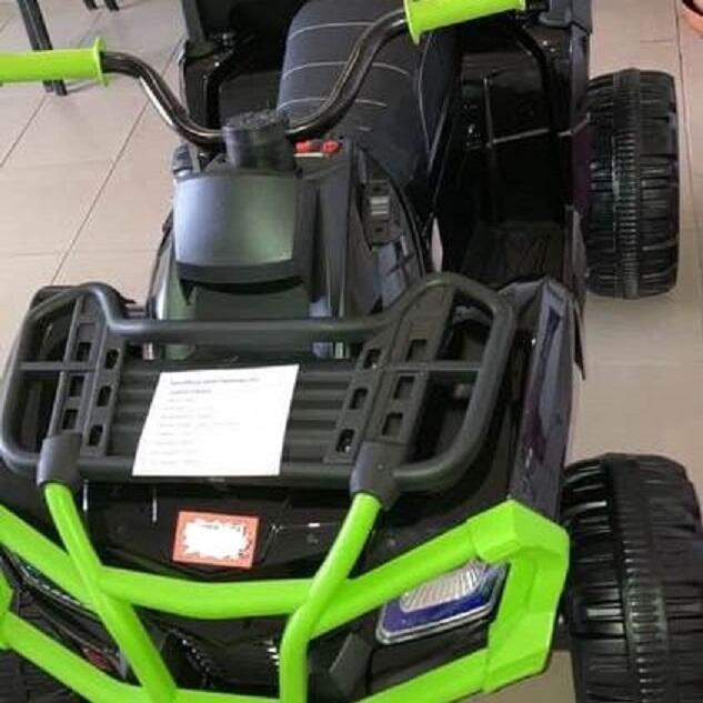 Quad Terenowy XL ATV, 24V do 45 kg Czarno Zielony