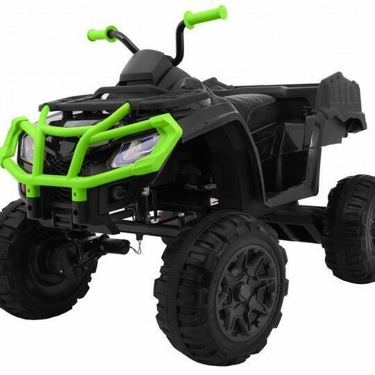 Quad Terenowy XL ATV, 24V do 45 kg Czarno Zielony