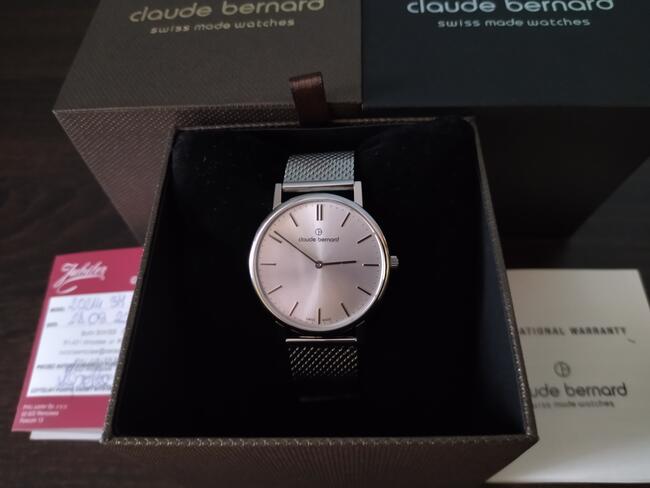 Zegarek CLAUDE BERNARD Slim Line 20214 3M AIN Swiss made wat
