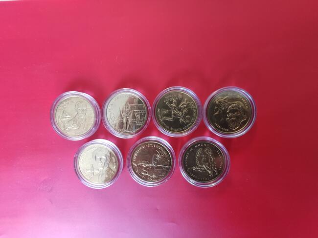 2002r. Kompletny rocznik 7 monet 2zł GN