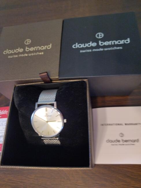 Zegarek CLAUDE BERNARD Slim Line 20214 3M AIN Swiss made wat