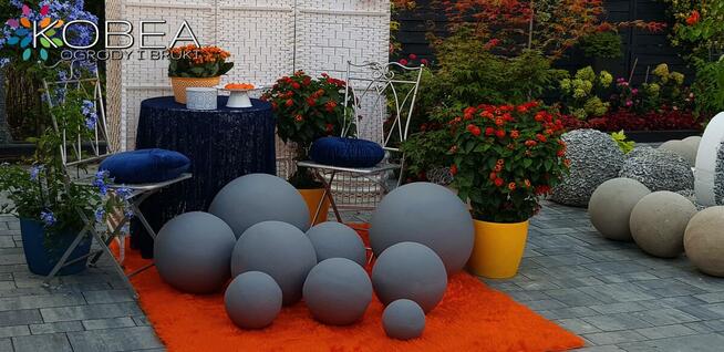 Kula betonowa kula ogrodowa ozdobna do ogrodu 50 cm