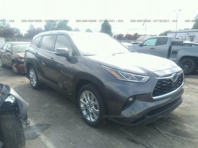 Toyota Highlander 2021, 2.5L, 4x4, HYBRID LIMITED, od ubezpieczalni