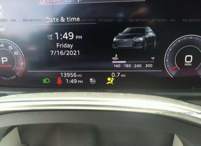 Audi A6 2019, 3.0L, 4x4, PREMIUM PLUS, po kradzieży