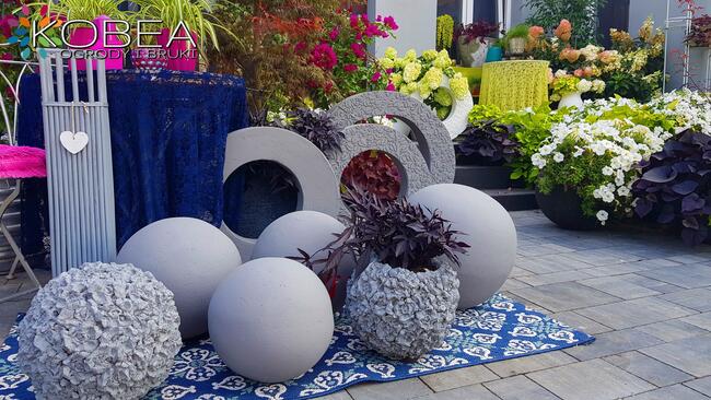 Kula betonowa kula ogrodowa ozdobna do ogrodu 50 cm