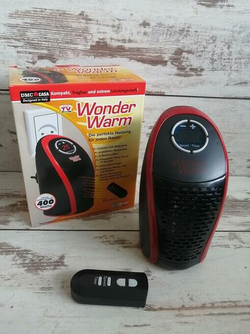Mini grzejnik pokojowy wonder warm 400w