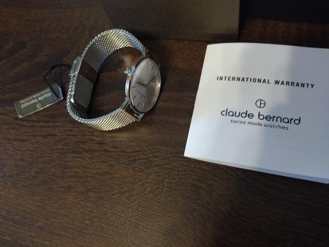 Zegarek CLAUDE BERNARD Slim Line 20214 3M AIN Swiss made wat