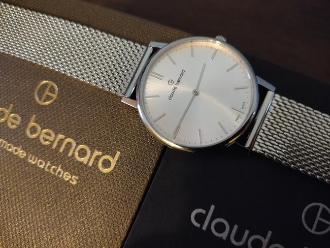 Zegarek CLAUDE BERNARD Slim Line 20214 3M AIN Swiss made wat