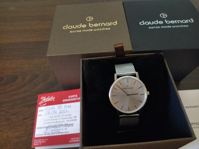 Zegarek CLAUDE BERNARD Slim Line 20214 3M AIN Swiss made wat