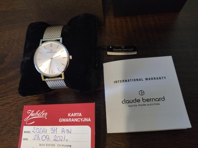 Zegarek CLAUDE BERNARD Slim Line 20214 3M AIN Swiss made wat